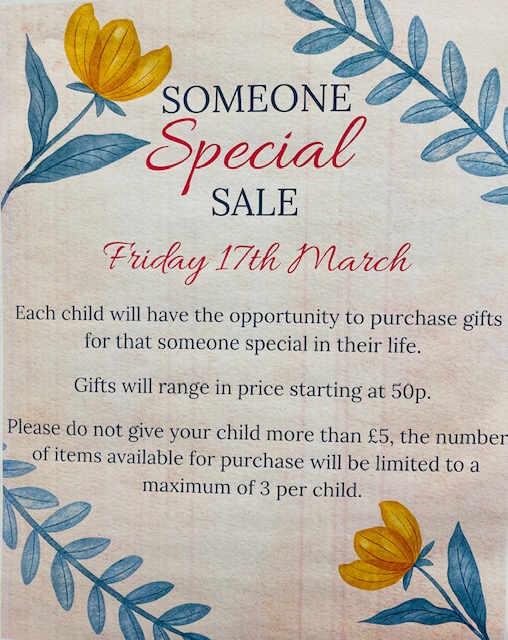 Special Persons Sale March poster
